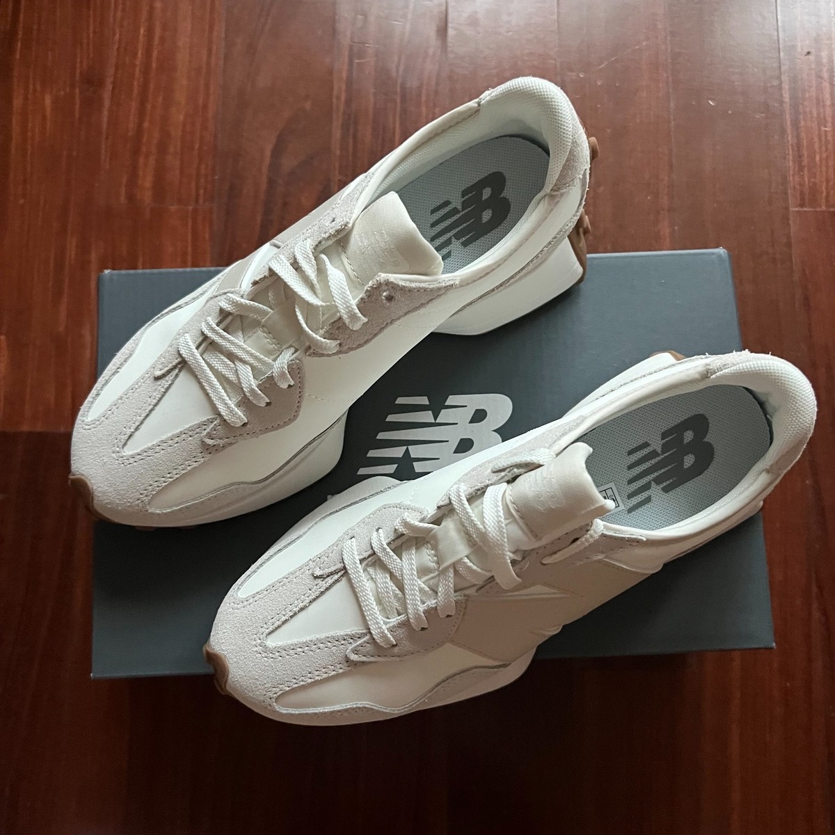 Size 8 - New Balance 327 Moonbeam Timberwolf W for sale online | eBay