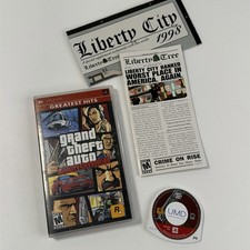 Grand Theft Auto: Liberty City Stories (Sony PSP, 2005) CIB Manual & Map