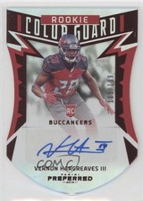 2016 Panini Preferred Rookie Color Guard 105/199 Vernon Hargreaves III Auto 7eo