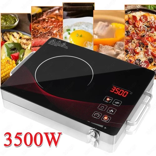 Kochplatte Einzelkochplatte Keramik Induktion Herdplatte Kochfeld Slim Design - Bild 14 von 18