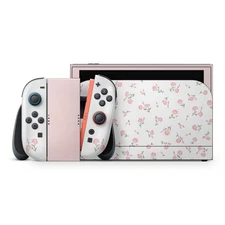 Nintendo Switch 2 Skin  Cottagecore Floral Design  Cute 3M Decal Full Wrap
