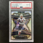 Tom Brady 2019 Panini Select Concourse #1 Silver Prizm Refractor PSA 10 GEM MINT