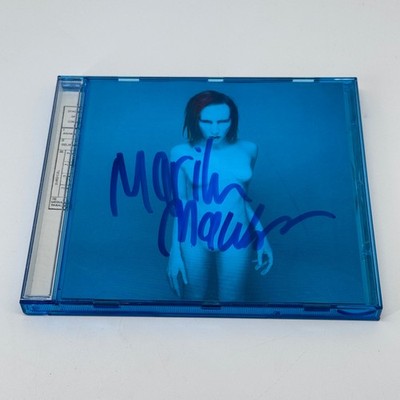 CD Omega Marilyn Manson Mechanical Animals mit Autogramm Autograph Signiert