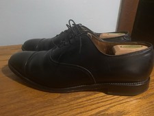 Allen Edmonds Park Avenue Cap Toe Oxford Black Leather Dress Shoes Mens 11 C