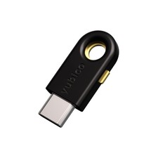 - YubiKey 5C - Multi-Factor authentication MFA Key and passkey, Connect via...