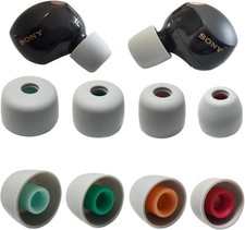 Soft Silicone Ear Tips for Sony WF-1000XM5/WF-1000XM4 Replacement Tips for Sony