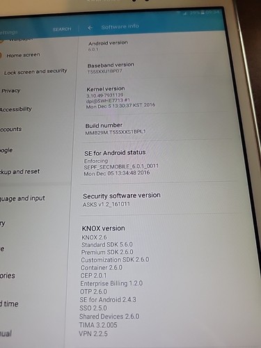 Tablet Samsung Galaxy Tab A 9.7" SM-T555 Android 6 Blanca Desbloqueado Android 16GB. - Imagen 8 de 8