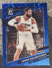 2021-22 Panini Donruss Optic Blue Velocity Prizm Jonas Valanciunas #71 Pelicans