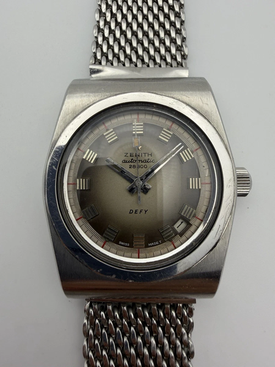 Zenith Defy A7682 Sunburst Dial 28800Ah Stainless Steel 2562PC Automatic 38mm