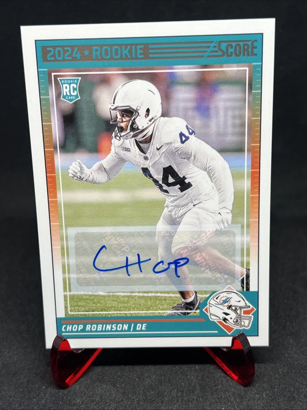 Chop Robinson trading card