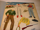 VINTAGE LARGE 1950 GENE AUTRY MELODY RANCH PAPER DOLLS UNCUT, MINT CONDITION — photo 6