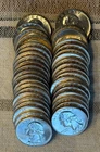 40 1964  Originally Bank Wrapped Roll US 90% Silver Washington Quarters Uncircul