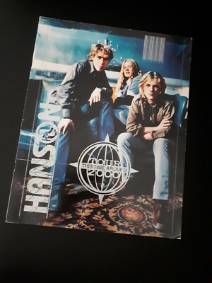 Hanson This Time Arround Worl Tour Book , Import USA
