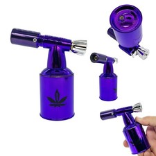 Aleaf - Torcia in ottone massiccio - (viola) - fiamma blu ad alta potenza (2500 gradi)