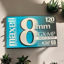 Maxell 8mm Gx-mp High Quality 120 Camcorder Video Cassette Tapes - 281010 Sealed
