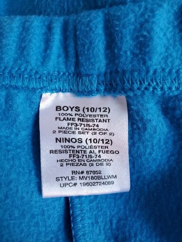Marvel Character’s Boys 2pc Pajama Set Size 10/12 - Picture 3 of 3