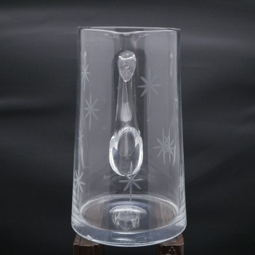 MCM 1950s Star Dust by C G Quartzex Quartex Noritake Pitcher Punch Glass 10 Cups - Picture 6 of 24