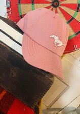 Ford Mustang Dad Hat / Cap Pink Heather Twill Pony Logo / Emblem Licensed