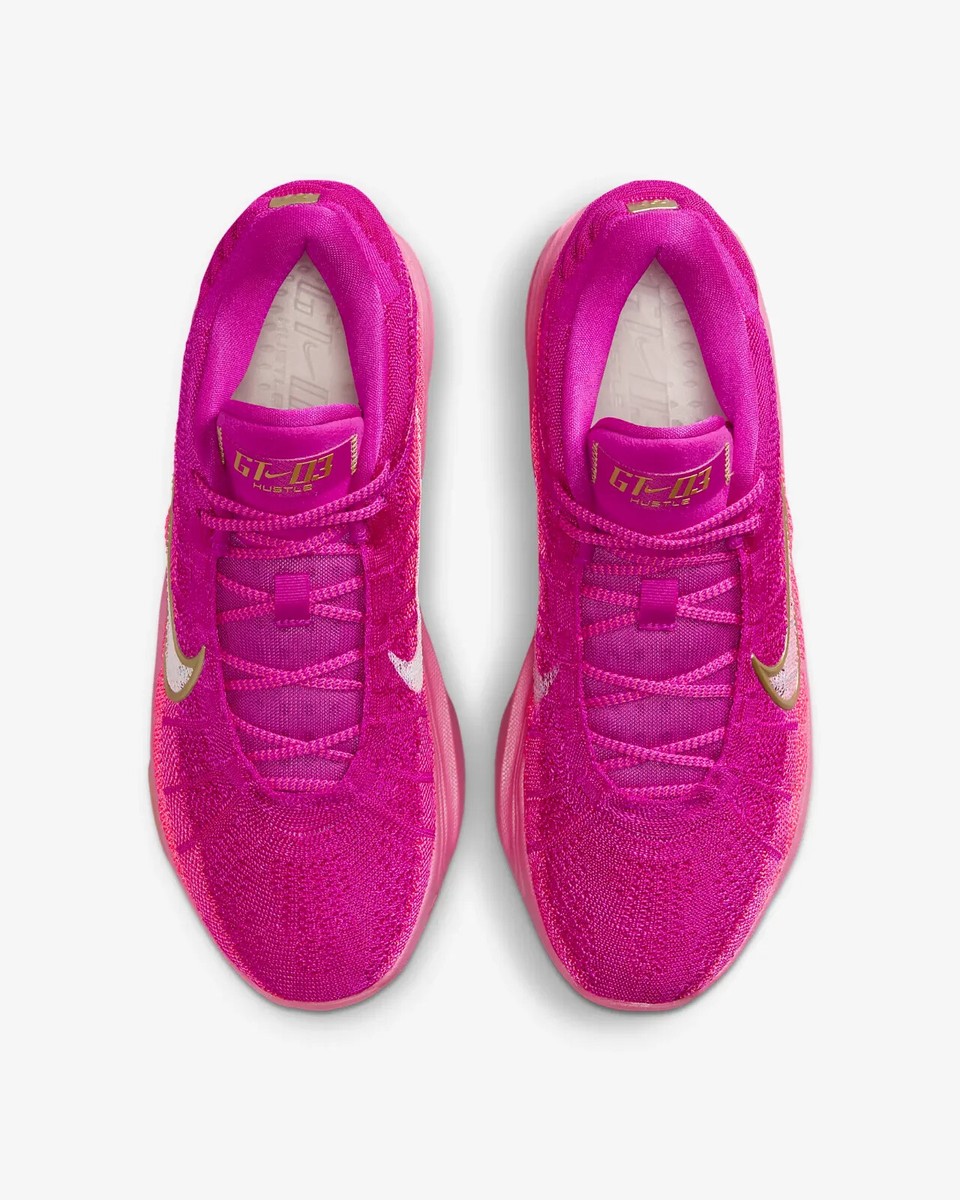 新品 NIKE G.T. HUSTLE3 EP PINK 25cm Nike G.T. Hustle 3 EP Basketball Shoes 'Hyper Pink' (FV5952