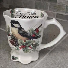 Cracker Barrel Christmas Mug “Let Heaven Sing”