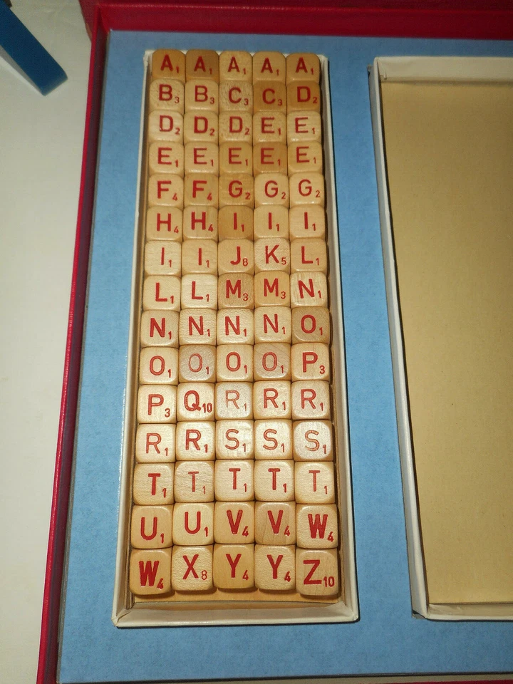 Scrabble RSVP 3D Crossword Game 1966 Selchow & Righter EUC Complete Vintage - Image 3 of 4