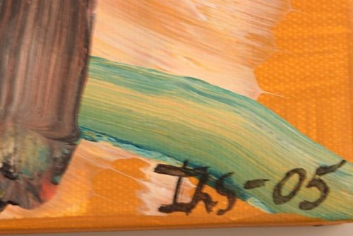 Ivy Lysdal, b 1937. Acrílico sobre lienzo. Pintura modernista abstracta. 2005 - Imagen 4 de 5