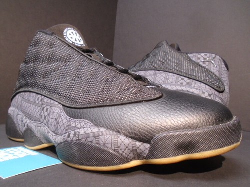 NIKE AIR JORDAN XIII 13 RETRO LOW Q54 QUAI 54 BLACK GREY WHITE 810551-050  12 888410574393 | eBay