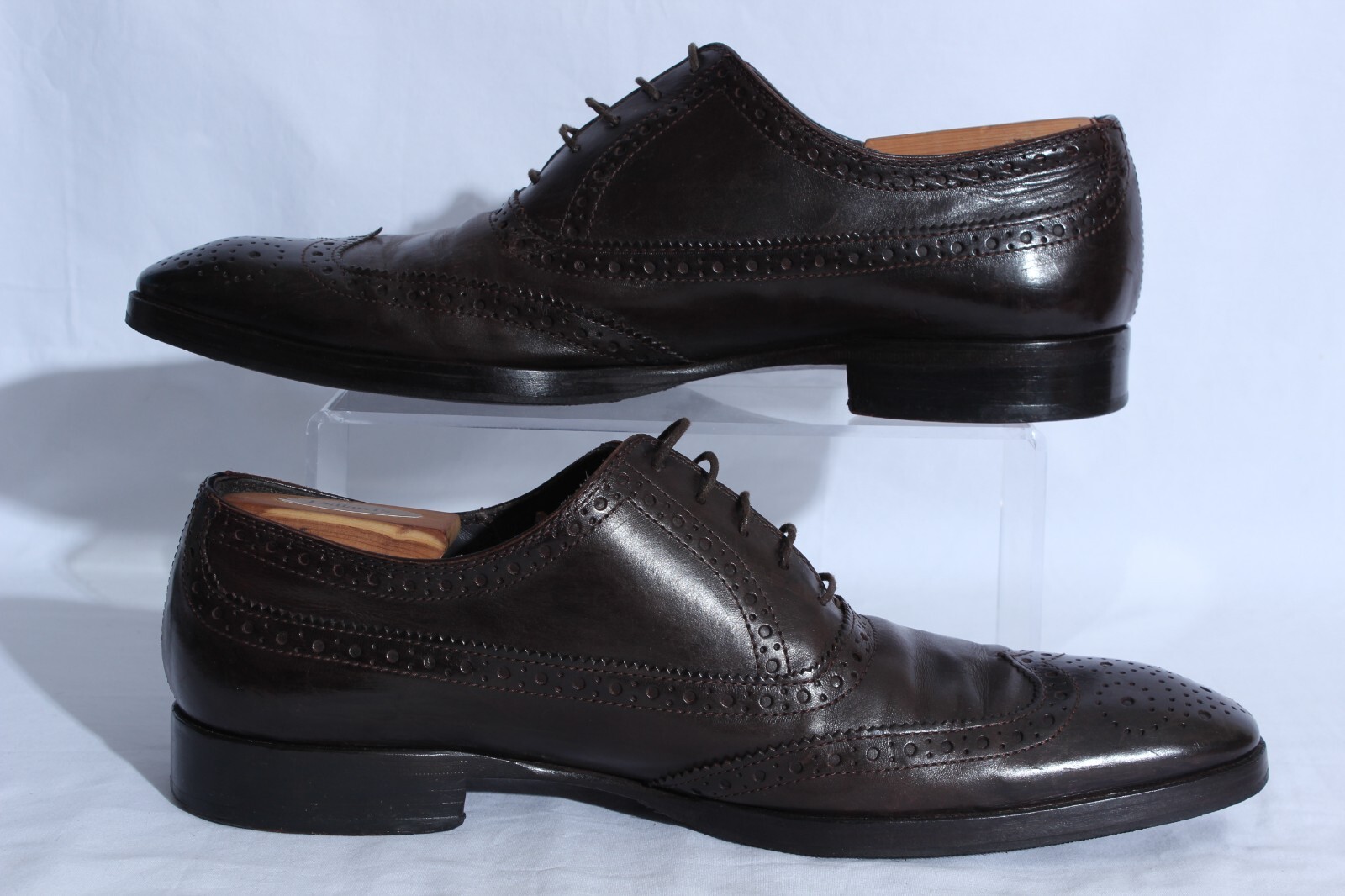 SAOLA TO BOOT NEW YORK Wingtip Brogue Oxford scarpe eleganti Made in Italy uomo taglia 11 5