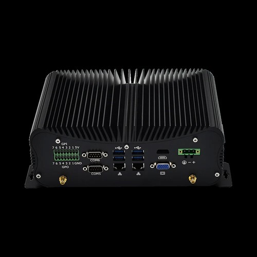 10th Gen New Industrial Core-i5 10210U Fanless Mini PC LTE WiFi Rugged Computer - 第 2/5 張圖片
