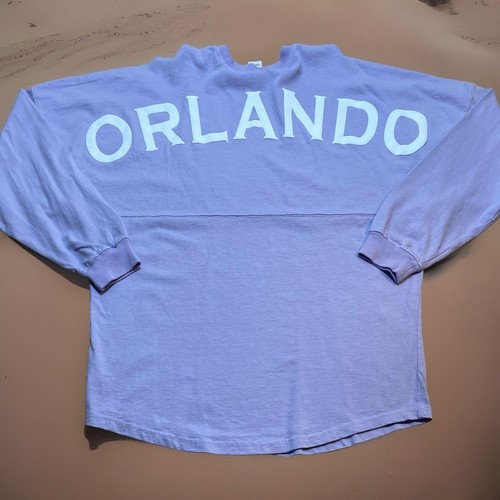 Orlando Florida Spirit Jersey NEW Purple Long Sleeve Shirt Large