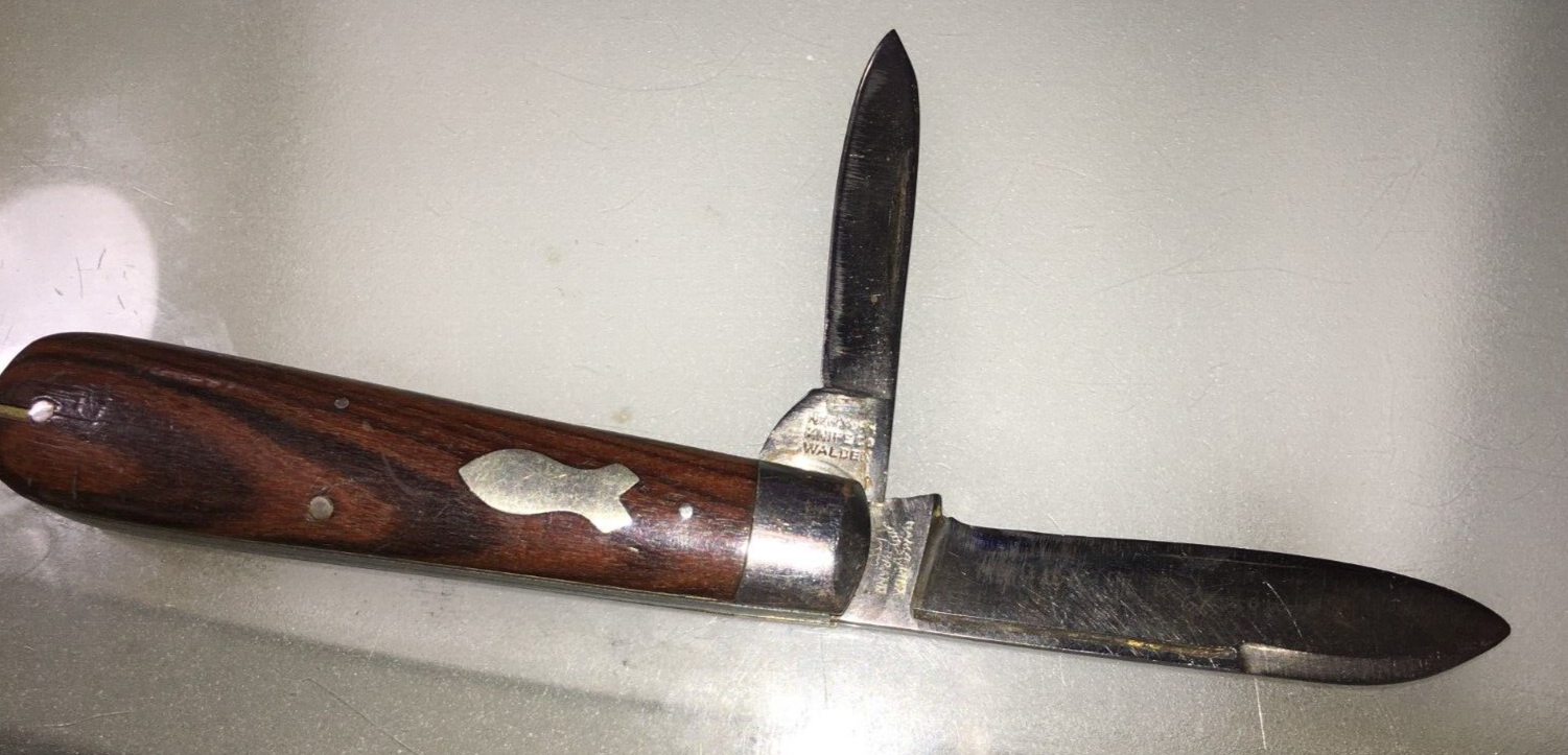 HAMMER BRAND NEW YORK KNIFE CO WALDEN 2 Blade Knife, Strong Snap!!! eBay