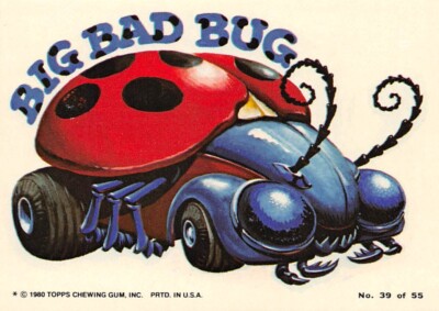 1980 Topps Weird Wheels #39 Big Bad Bug