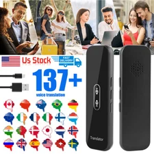 Portable 130+ Languages Smart Instant Translator Two-Way Real Time Voice Device