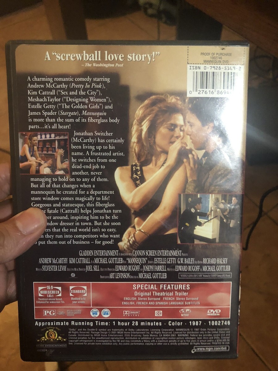 Mannequin (DVD, 2001) *Complete W/Index, Disc Ok* 27616869449| eBay