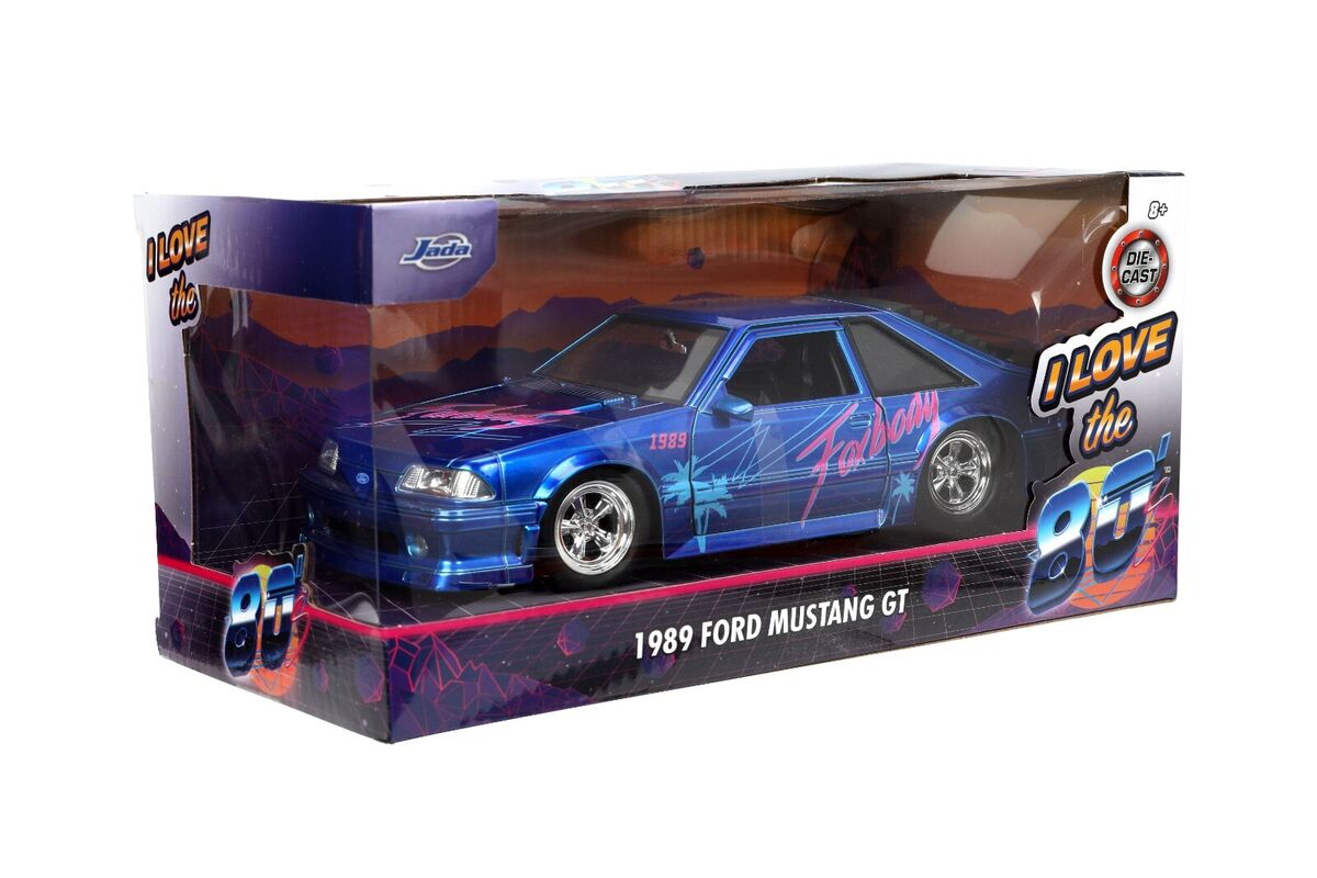 JADA I LOVE THE 1980'S 1989 FORD MUSTANG GT BLUE 1:24 DIECAST MODEL CAR #86 | eBay JADA I LOVE THE 1980'S 1989 FORD MUSTANG GT BLUE 1:24 DIECAST MODEL CAR #86 | eBay