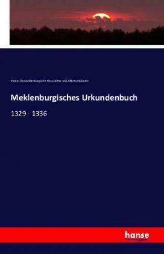Thumbnail - Meklenburgisches Urkundenbuch 1329 - 1336 3358