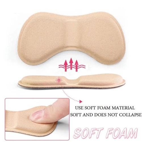 2 x Absatzgriffe Pads Futter Kissen für lose Schuhe Paar selbstklebende Fußpflege SCHNELL - Bild 5 von 12