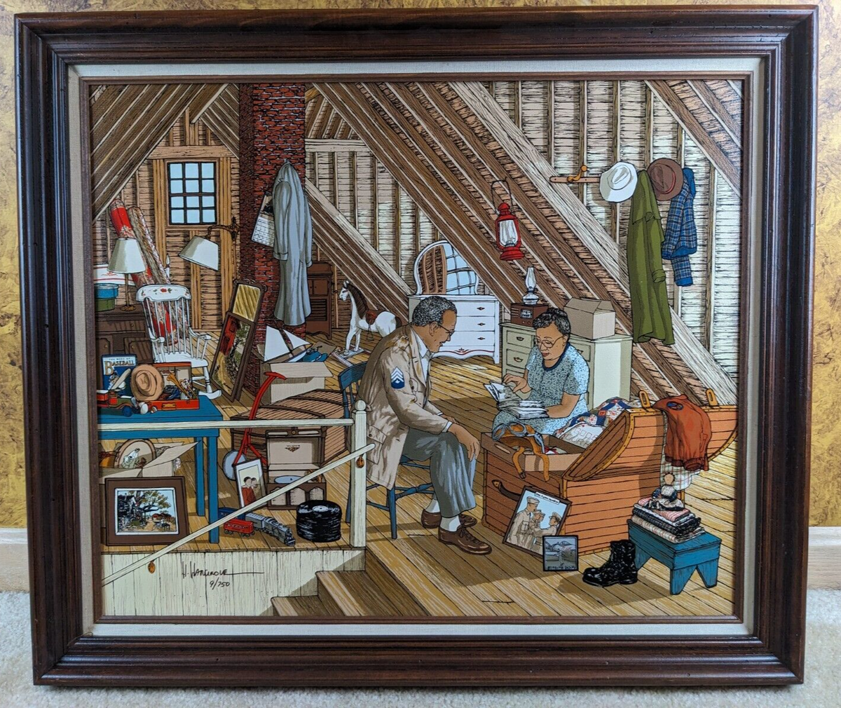 H Hargrove 20x24 REMEMBERING TUSKEGEE 9/750 Limited Ed. Framed