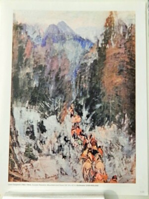 LEON GASPARD ART PIECE VTG ORIG 2018 ADVERTISEMENT,