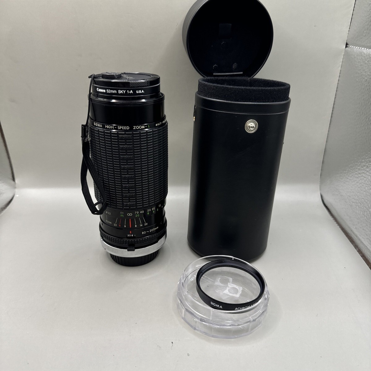 Sigma High Speed Zoom MC 80-200mm f/3.5-4 for Canon FD Mt. lens | eBay
