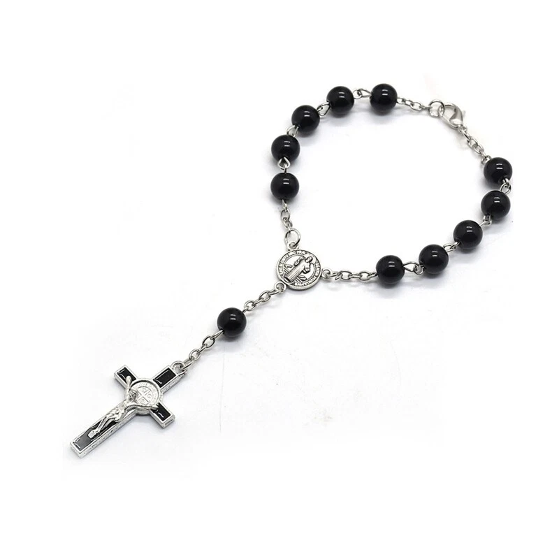 Mens clearance rosary bracelet