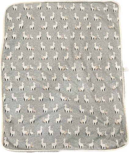 Cloud Island Target Llama Alpaca Gray Peach Sherpa Baby Lovey Security Blanket - Picture 2 of 4