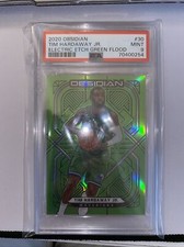 2020-21 Panini Obsidian Electric Etch Green Flood Tim Hardaway Jr #30 PSA 9 MINT