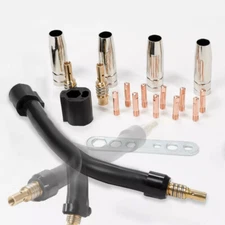 360 Flexible mig welding neck, flexible Mig Extension, 035" 0.9mm M6 Nozzle H Q4