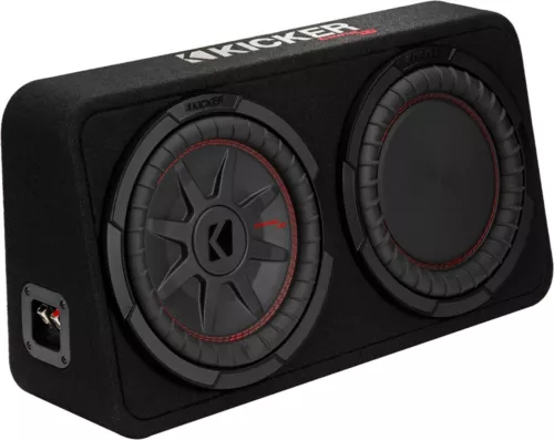 KICKER 48TCWRT102 CAR/TRUCK 10" COMPRT BOXED SUBWOOFER LOADED ENCLOSURE 2-OHM