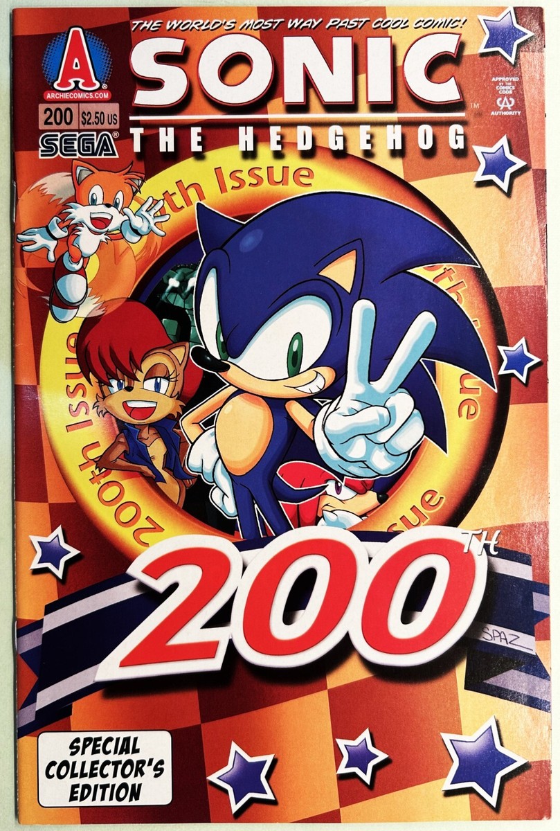 SONIC The HEDGEHOG Comic Book #200 July 2009 First Edition Bagged