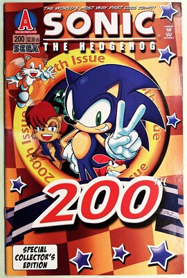 SONIC The HEDGEHOG Comic Book #200 July 2009 First Edition Bagged