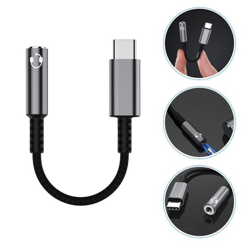 3Pack -C-Audioadapterkabel USB Strapazierfähiger Kopfhöreradapter - 第 9/12 張圖片