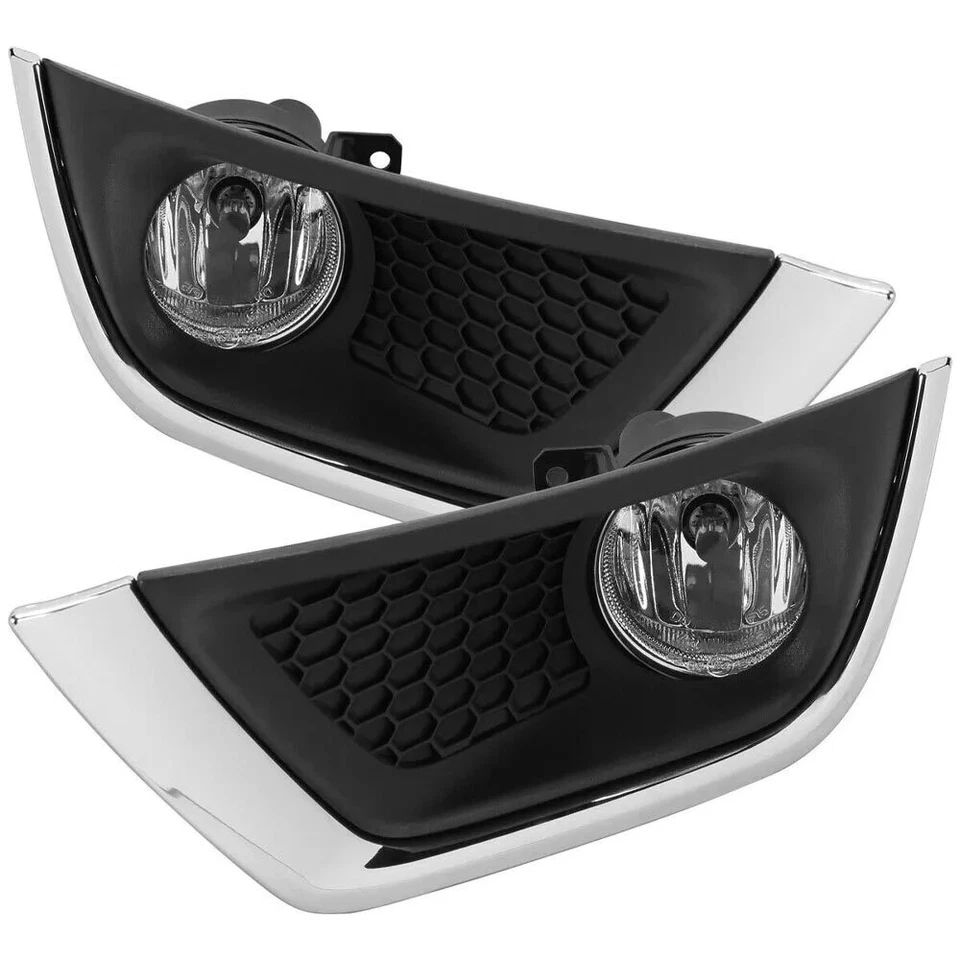 Faro antiniebla parachoques delantero con bombilla H11 + bisel de cubierta para Jeep Compass 2017-2020 Foto 4 de 4