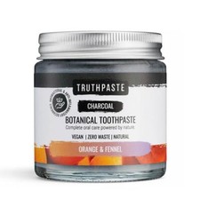 Truthpaste Charcoal: Orange & Fennel Toothpaste - 100ml 122.10 per litre